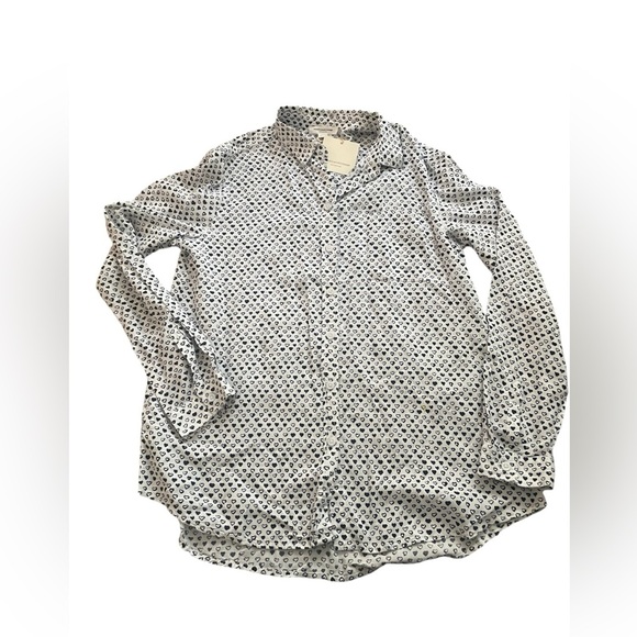NWT Beach Lunch Lounge heart button down-medium - Picture 1 of 5